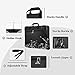 MATEIN Garment Bag for Travel, Large Carry on Garment Bags with Strap for Business, Waterproof Hanging Suit Luggage Bag for Men Women, Wrinkle Free Suitcase Cover for Shirts Dresses Coats, Black