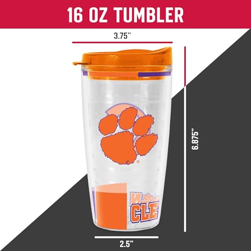 Image of Rico Industries NCAA Double Wall Tritan Tumbler 16oz or 22oz