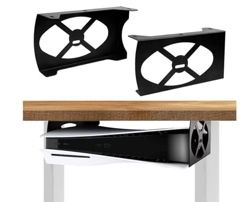 ZOAONWKS Suporte invisível embaixo da mesa para console PS5 embaixo da mesa suporte invisível