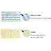 EaseYourDay Wet and Dry Flat Mop Head, Super Firm Clip on Pads, 2 Washable Mop Pads, Compatible with All Standard US Threading Pole