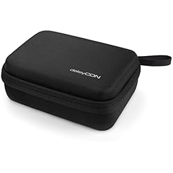 Gopro Estuche deleyCON Bolsa Funda Rígida para Cámara de Acción GoPro y Accesorios Robusta Resistente Protección contra el Polvo Impactos Salpicaduras para GoPro Hero 11 Hero 10 Hero 9 8 7 Tamaño M - Negro