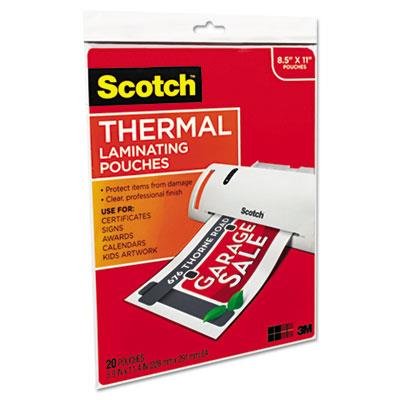 image for Scotch Thermal Laminating Pouches Premium Quality, 5 Mil Thick for Ext