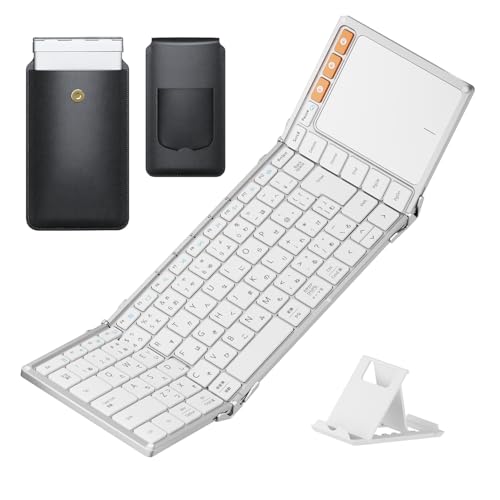 Amazon.co.jp: ProtoArc XK01 TP キーボード Bluetooth 折りたたみ式