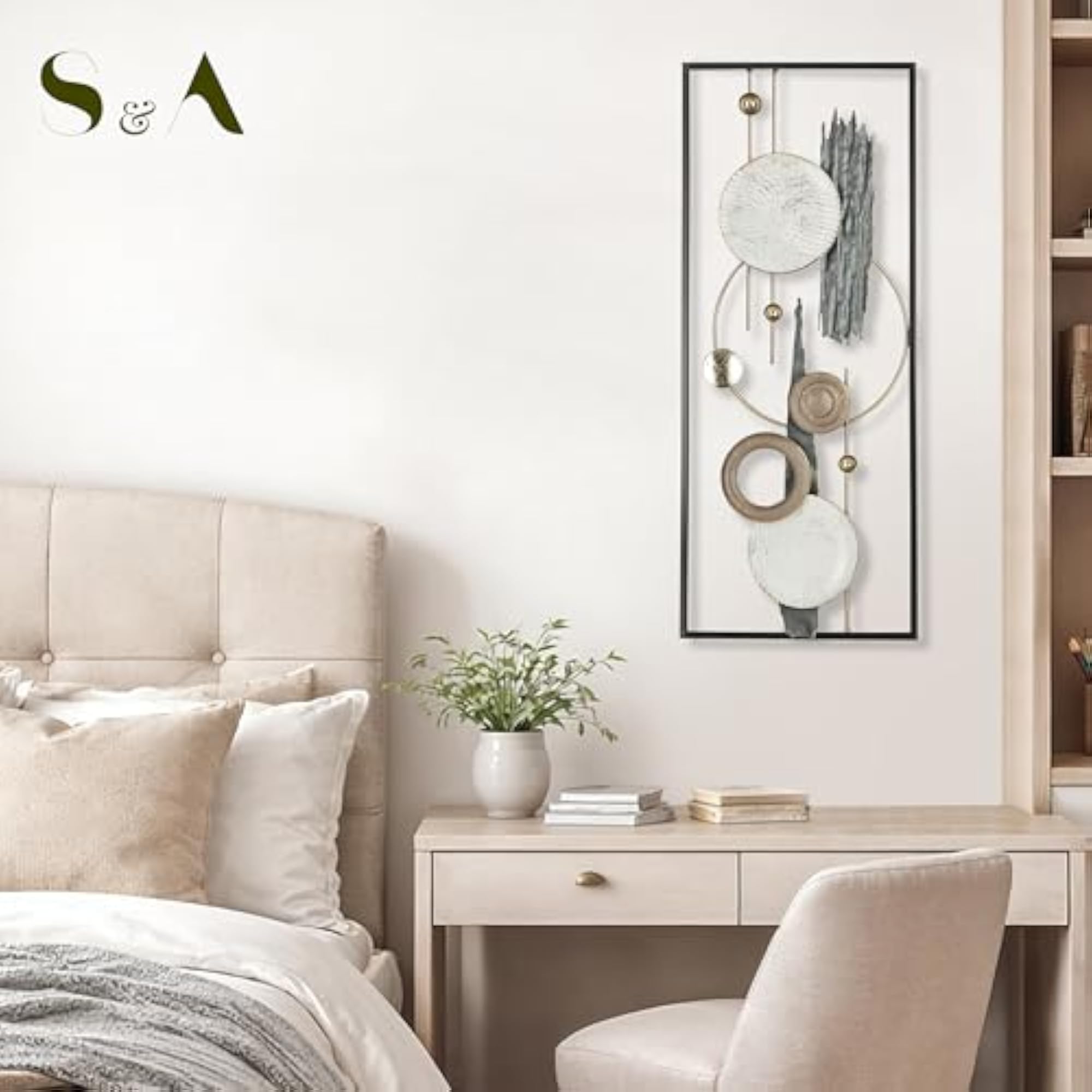 Modern Abstract Metal Wall Art Home Decor Panel