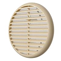 First Plast Gitter rund Hat aufstecken mit Fliegengitter d.155 80 < 125 sable-pass Air