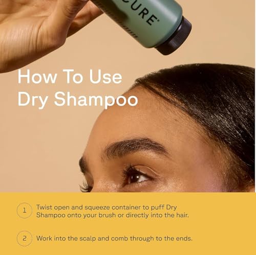 Acure Dry Shampoo - Mini Powder Dry Shampoo for Women with Blonde & Dark Hair, Care to Refresh Treated Color Tinted Hair with Rosemary & Peppermint, Non Aerosol, Vegan - 1.7 oz Travel Size (2 Pack) - Image 6