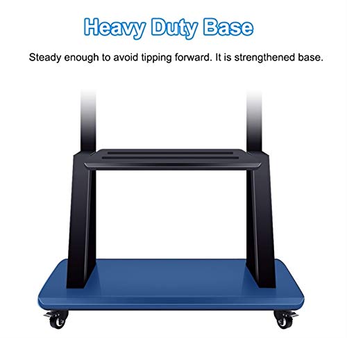 Soporte universal para TV con ruedas y 3 estantes, para TVs hasta 75" miniatura 3