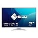 EIZO FlexScan EV3240X-WT 80 cm (31,5 Zoll) Monitor (USB-C (94W PD), DisplayPort, HDMI, USB-Hub, RJ-45 LAN, KVM Switch, 5 ms Reaktionszeit, 3840 x 2160 (4K UHD)) weiß