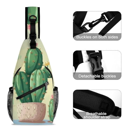 Bolso cruzado tipo sling casual para viajes y senderismo miniatura 3