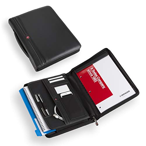WENGER Luggage Concept Padfolio, mit Reißverschluss, Schwarz, Einheitsgröße