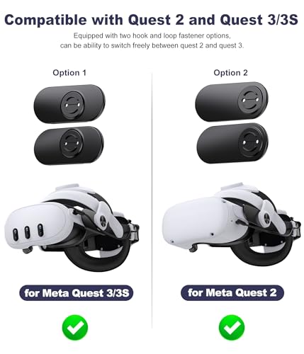 VR Head Strap with 7500mAh LED Display Battery Bank, Compatible With Quest 3S/Quest 3/Quest 2,Adjustable Elite Strap Replacement VR Headset Accessories Head Strap, Lightweight&Support&Reduce Pressure - Image 3