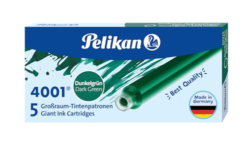 Pelikan GTP/5   Cartucho tinta estilográfica, color verde oscuro