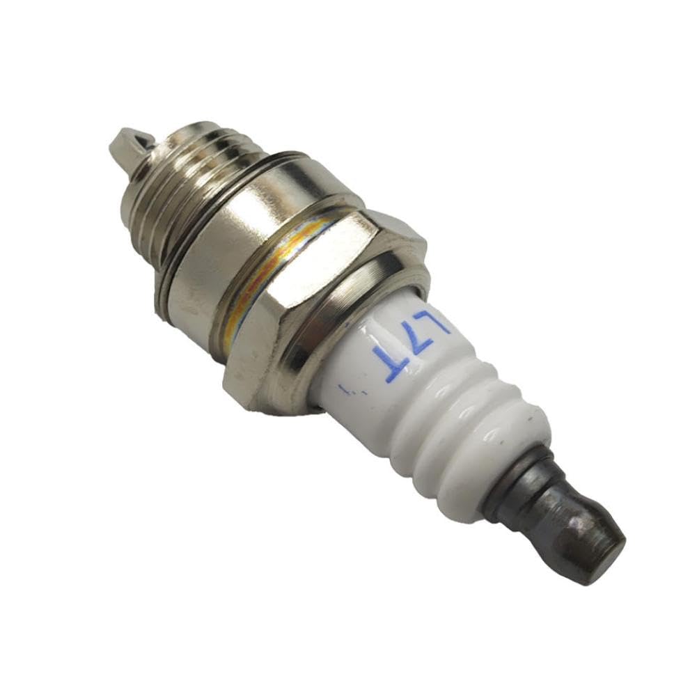 Bujía L7T/BPMR7A, 2 uds., Compatible con piezas de herramientas de jardín, cortacésped de motosierra para número de pieza L7T BPMR7A