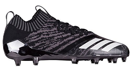 adidas Men's Adizero 5-Star 7.0 Prime Knit Football Cleats (10.5, Black/White)