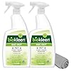 Biokleen Bac Out Pet Urine Odor Eliminator 32 Ounce Spray 2 Pack Enzymatic Natural Destroys Stains Odors Safely for Pet Stains on Carpets Furniture Micro Towel Included