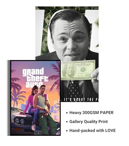 Generic Wolf of Wall Street Wall Posters Set of 3 Pack of 3 - Image 7