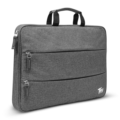 Image of Laptop Sleeve /Pouch /Case /Bag with Handle & Two Front Accessory Pockets - Compatible with Apple, Dell, Lenovo, Asus, HP, Samsung, Mi, MacBook & Notebooks