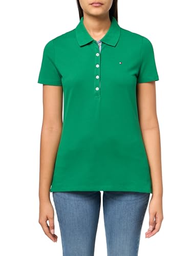 Image of Tommy Hilfiger Women's Solid Short Sleeve Pique Polo Shirt