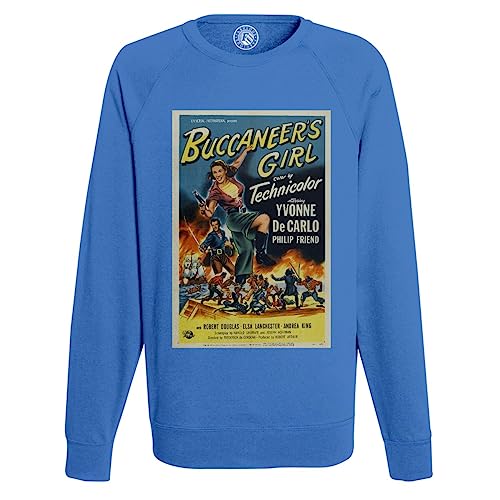 Sweat-shirt Homme Inspiré de l'Affiche Anglaise Buccaneer's Girl