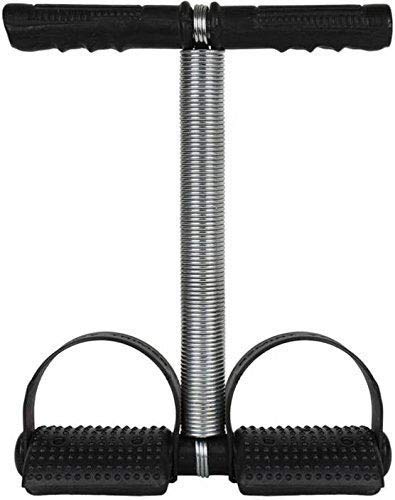 DEE SONS Single Spring Tummy Trimmer Home Gym Abdomen Leg Exerciser for Men and Women (Black & Silver)-image-26