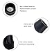 4Pcs Cane Tips 3/4 Inch Heavy Duty Rubber Cane Tips, Anti Slip Replacement Rubber Tips for Canes, Walking Sticks, Hiking Stick, Seniors Crutches, Black