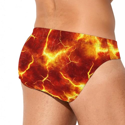 Red Lava Mens Swim Briefs Quick Dry Swim Trunk Bikini Underwear Swimsuit3