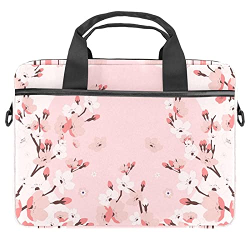Sacoche bandoulière ordinateur portable 13 pouces à 14.5 pouces à fleurs