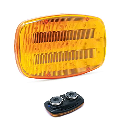 Pro LED MS35A Battery Powered Magnet Mounted Two Function Flashing Amber LED Light