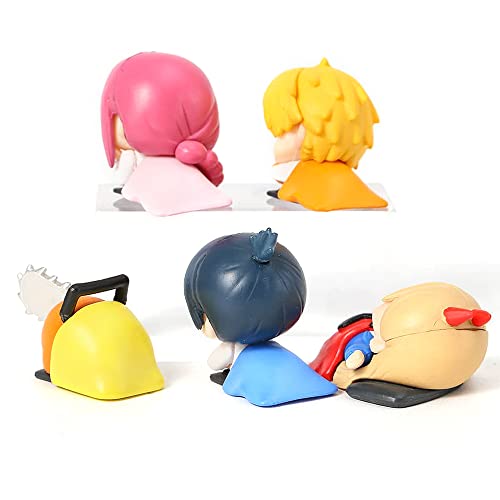 Bgvei Chainsaw Man Figure Sleeping Set Denji Power Aki Makima Action Figures Anime Figurine Collection Desktop Decor Pvc Model Statue Toy Gift For Anime Fans #TOP2