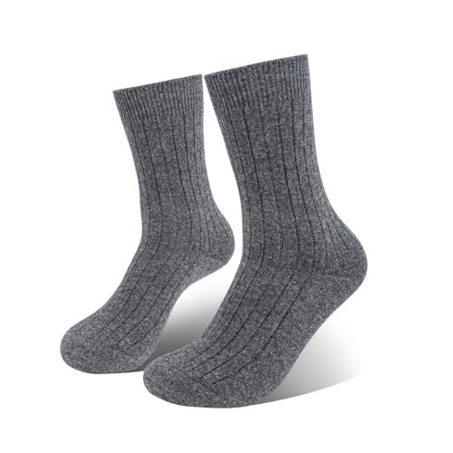 MissShorthair 100% Pure Premium Cashmere Bed Socks Cozy and Warm Luxury Socks for Women & Men Comfort for Cold Nights