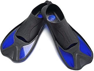 AmazeFan Swim Fins Snorkel Fins, Short-Blade Fluid Mechanics Design, Soft and Comfort Wearing
