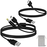 COMeap PSP Charger Cable for Sony PSP 1000 2000 3000, PS Vita Charger Cable for PlayStation Vita 1000 USB Data Cable & Charging Cord 3FT