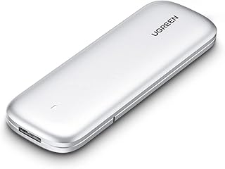 U-G-R-E-N Case Externa para Ssd Ngff M.2 B-key Porta de Entrada Micro Usb Protocolo de Interface Usb 3.0 Suporta Plug and Play Velocidade de Transferência de Dados de Até 5Gbps / No Brasil