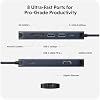 HyperDrive Next 8 Port USB C Hub for Mac, PC, and Chromebook with 4K60Hz HDMI, 2 USB-A, 10Gbps 140W Power Delivery, SD & microSD Card Reader, Ethernet Ports