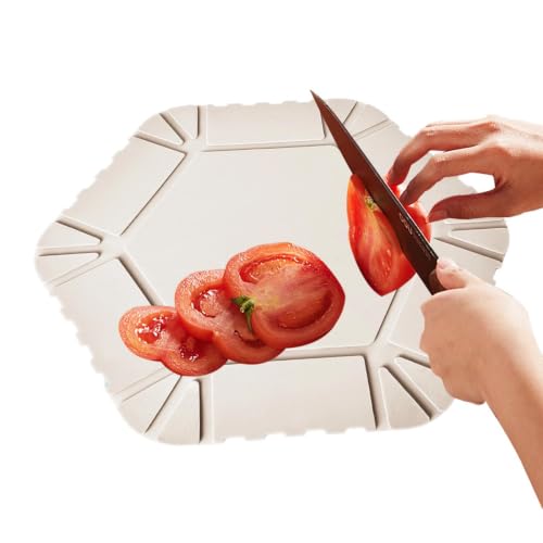 Tabla de cortar plegable de silicona con cierre magnético para cocina 2