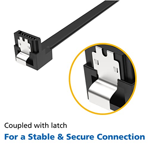 Cable SATA III Super Slim Angulo Derecho 50cm Akasa miniatura 5