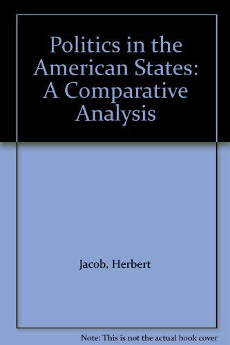 Politics in the American States: A Comparative ... 0673520137 Book Cover