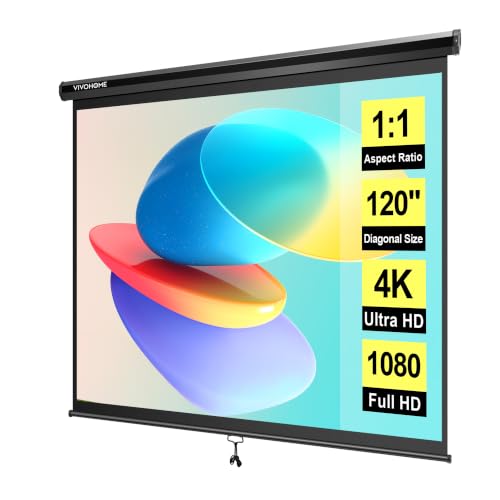 VIVOHOME 120 inch Pull Down