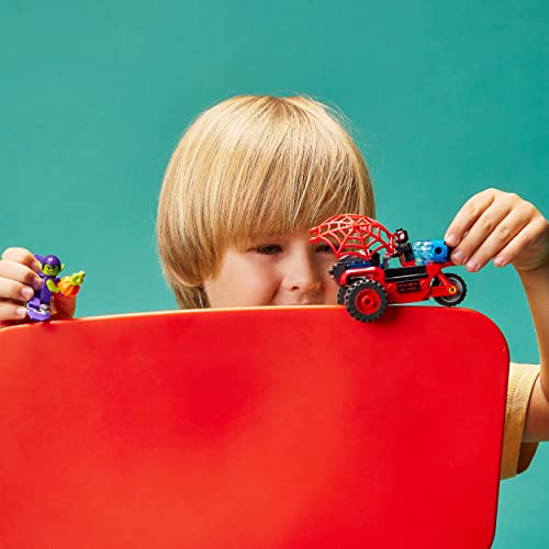 Marvel Spidey e i Suoi Fantastici Amici Miles Morales: La Techno Trike di Spider-Man Giocattolo con Macchina, Giochi per Bambini dai 4 Anni 10781 - Lego - Immagine 5