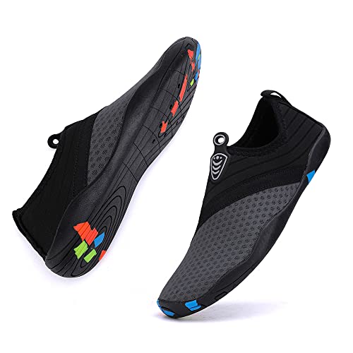 Image of Vsufim Quick-Dry Water Sports Barefoot Shoes Aqua Socks for Swim Beach Pool Surf Yoga for Women Men