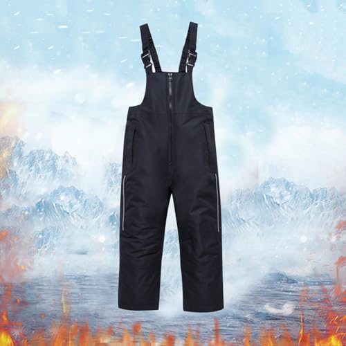 Toddler Boys Girls Snowboard Ski Pants with Detachable Suspenders Snow Pants Winter Warm Snow Ski Bib Overalls2