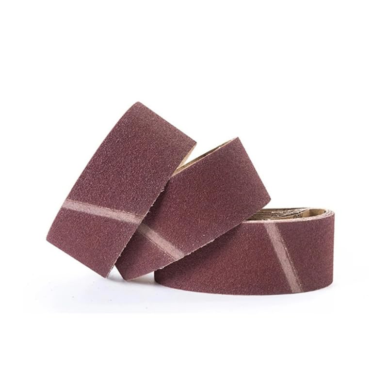 Abrasive Band Sanding Belts 75mm*533mm 60/80/120/180/240 Grits Accessories Kit Replacement