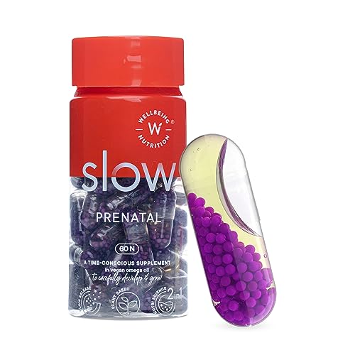 Wellbeing Nutrition Slow | Prenatal (60 Capsules) | Plant-Based Pregnancy Multivitamin | Iron, Folic Acid & 13 Essential Nutrients In Vegan Omega 3 DHA | Supports Mothers Health & Fetal Development For Rs. 440 @ 80% off