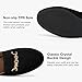 Womens Mules Buckle Flats: Classic Suede Slip On Shoes Dressy Closed Toe Backless Slides Loafers 2026 for Business Work Office Casual Black