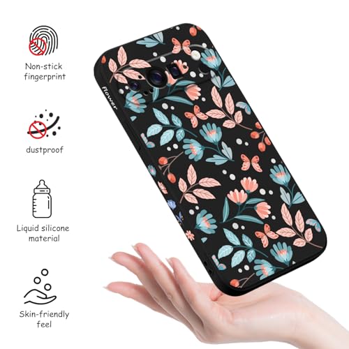 Coque Google Pixel 9 Pro XL silicone liquide fine feuille noire - 4