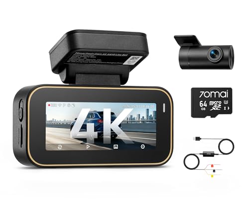 70mai Dashcam A810Lite+ Kit de Câblage UP03 pour sécuriser vos trajets en famille