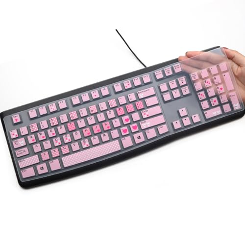 Housse de clavier silicone lavable Logitech K120 MK120 US