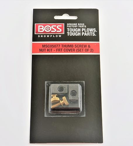 Boss Part # MSC05077 - Hydraulic Cover Front Thumb Screw Nut Kit (Set of 2)