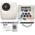 RV Air Conditioner 10000 BTU Non-Ducted, 45dB 2-in-1 RV Rooftop Air Conditioner for Heater and Cooling, Easy-to-install 12V RV DC Unit for RVs, Camper and Trucks,