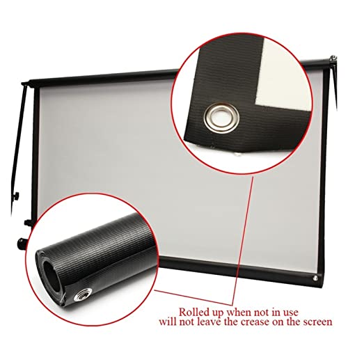 Pantalla plegable de alta brightness 100 pulgadas HD lienzo proyector pantalla 16:9 para cine en casa, juegos y oficina miniatura 4